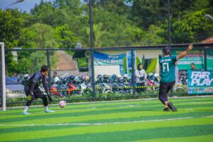Revitalisasi Rampung, Lapangan Mini Soccer Taman Manunggal Kembali Dibuka