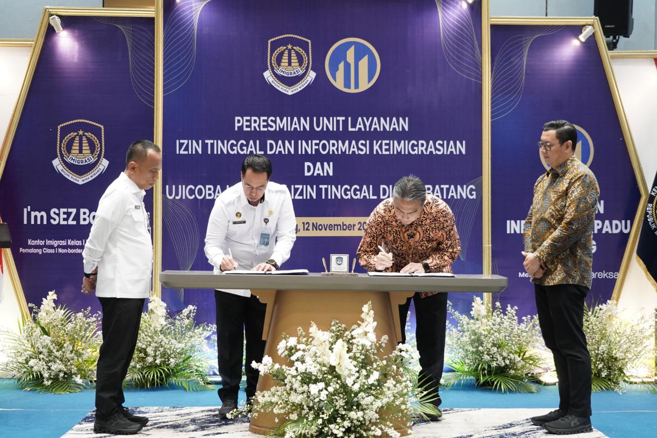Ditjen Imigrasi Resmikan Layanan I’m SEZ di KEK Batang dan Gresik, Permudah Izin Tinggal bagi Investor Asing 1 Ditjen Imigrasi Resmikan Layanan I’m SEZ di KEK Batang dan Gresik, Permudah Izin Tinggal bagi Investor Asing