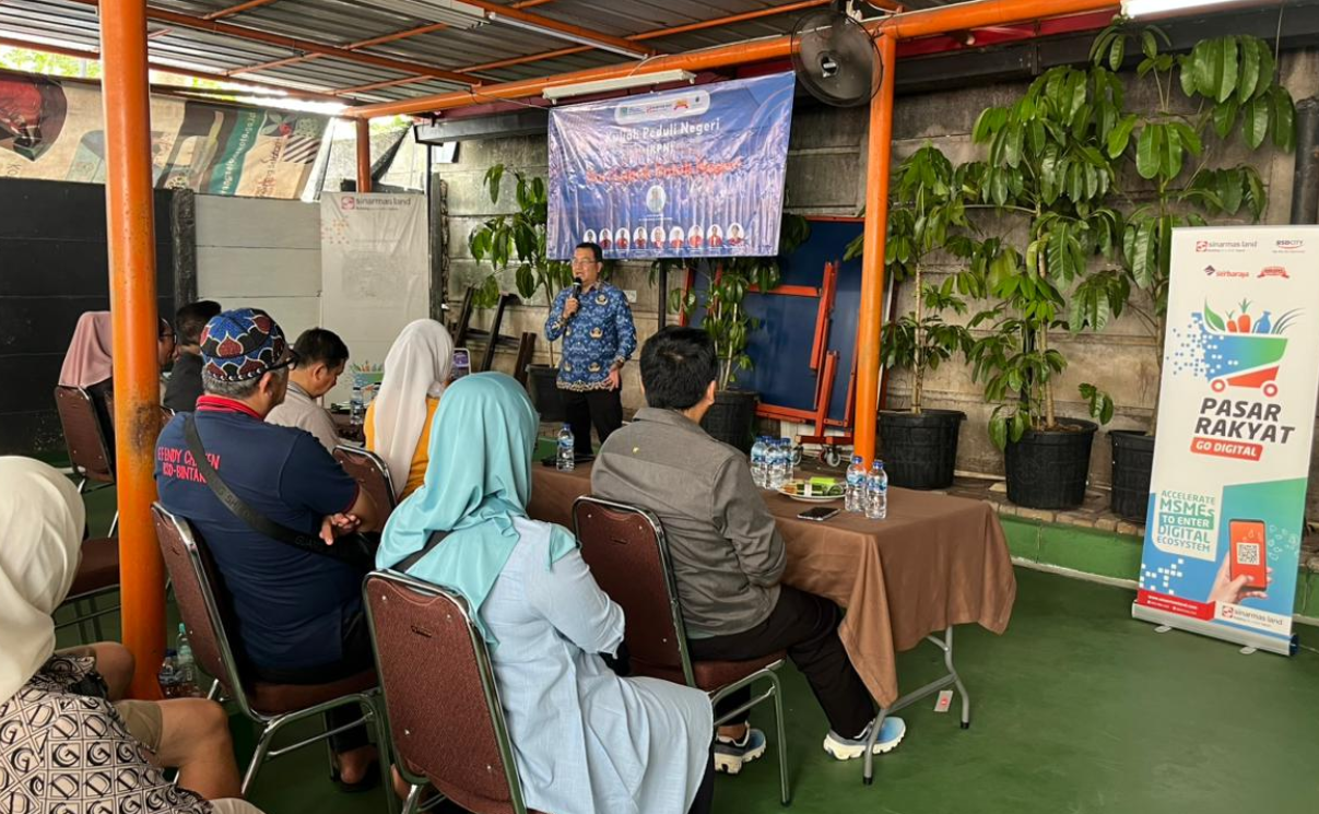 Sinar Mas Land dan Universitas Mercu Buana Beri Pelatihan pada Pedagang Pasar Modern BSD City