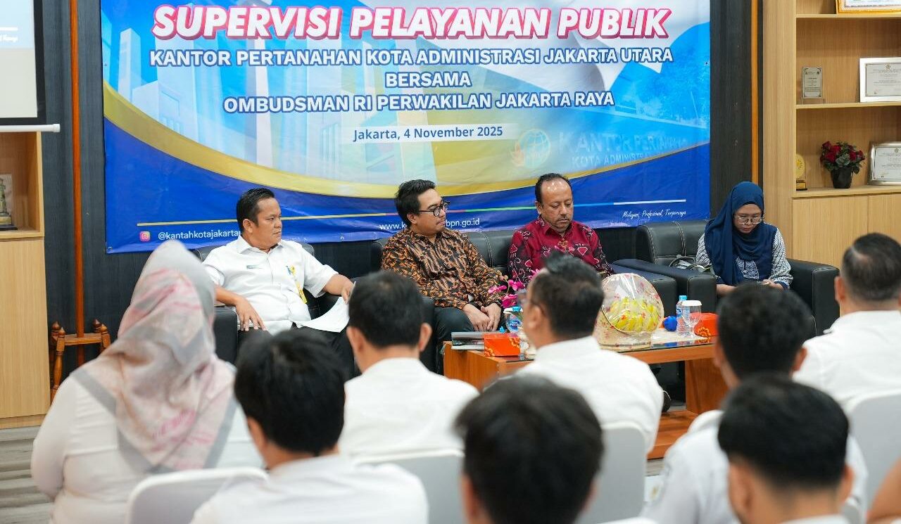 Apresiasi Layanan Publik di BPN Jakarta Utara, Ombudsman Harapkan Ini