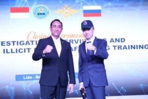 BNN dan Pemerintah Federasi Rusia Tutup Pelatihan Investigasi Interviewing dan Counter Illicit Drug Trafficking