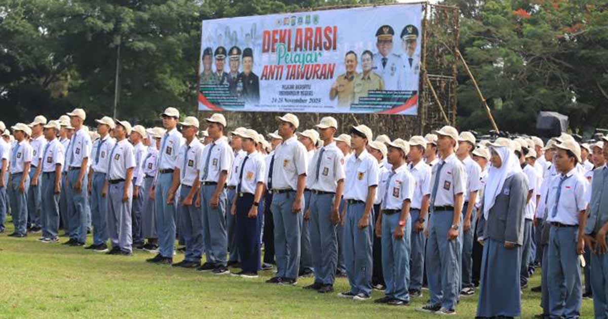 1.000 Pelajar Kota Tangerang Deklarasi Anti Tawuran, Ini Harapan Wali Kota