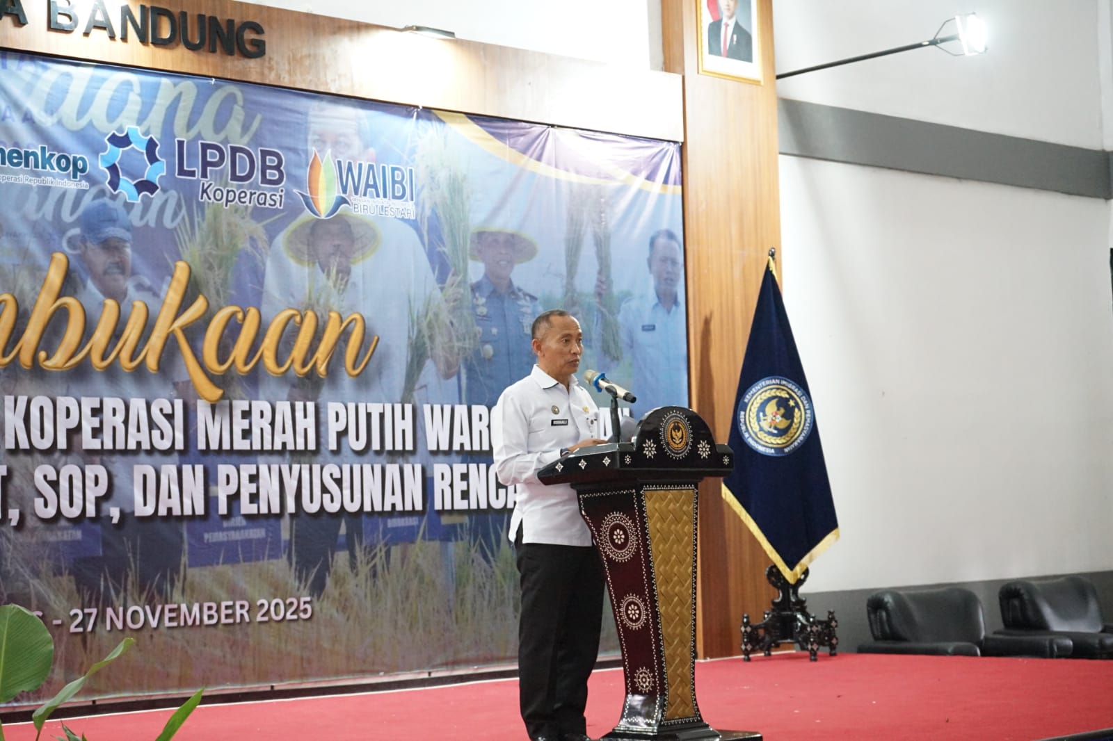 Kanwil Ditjenpas Jabar Resmi Membuka Bimtek Pembinaan