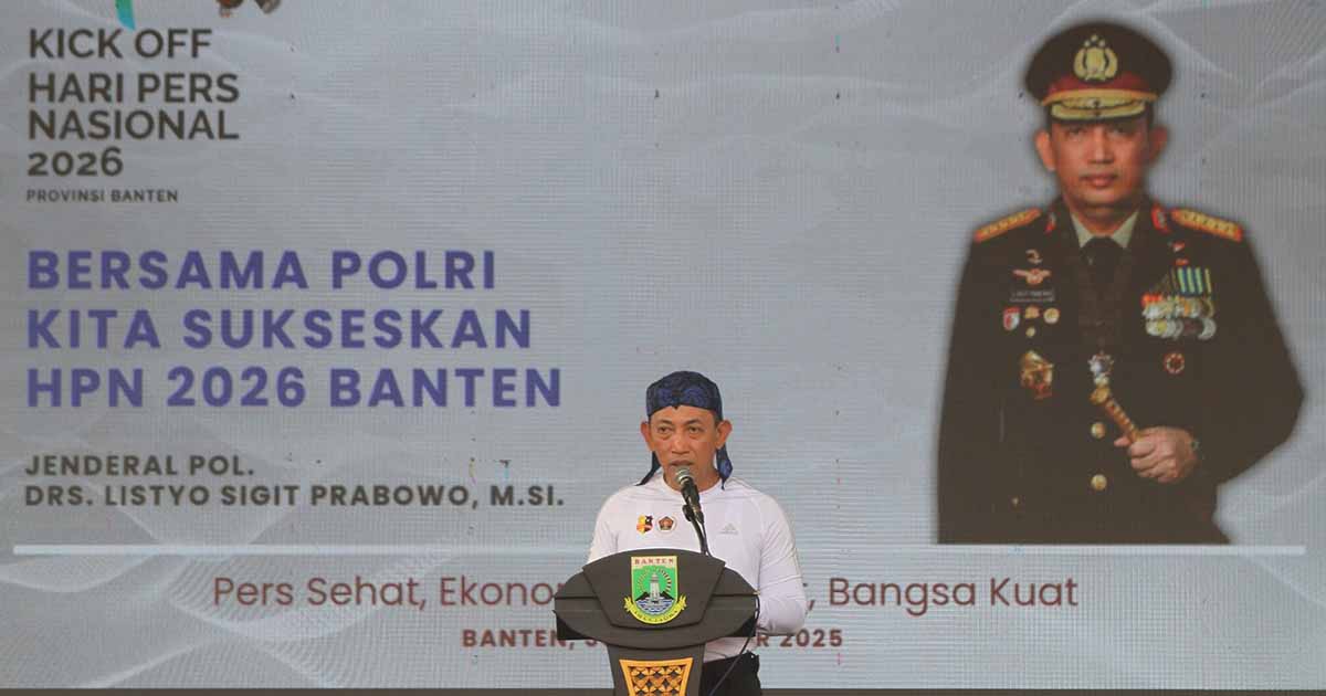 Kapolri Hadiri Acara Kick Off HPN, Pastikan Polri Dukung Kemerdekaan Pers dan Keamanan Wartawan