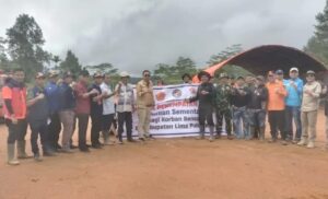 Hunian Sementara di Sumatera Barat Mulai Dibangun