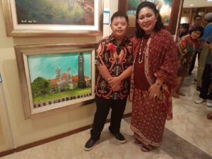 Meski Didiagnosis Down Syndrome, Khalish Buktikan Karyanya Bisa Dikagumi Tokoh Nasional