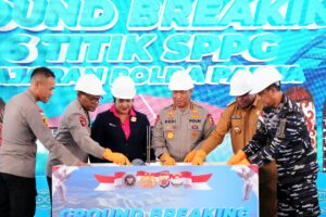 Polri Groundbreaking 6 SPPG Baru di Papua