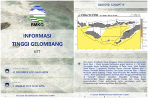 BMKG: Waspada Gelombang Sedang di Perairan NTT hingga 3 Januari 2026 6 BMKG: Waspada Gelombang Sedang di Perairan NTT hingga 3 Januari 2026