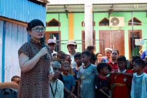 Berkunjung ke Pulau Kosong, Papua, Wamen Stella Christie Dorong Inovasi Berkelanjutan