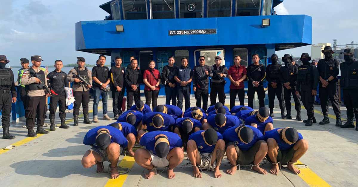 21 Napi High Risk Lapas Kelas 1 Cirebon Dipindahkan ke Nusakambangan