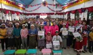 Kapolda Sumut Rayakan Natal Bersama Korban Bencana di Tapanuli Selatan