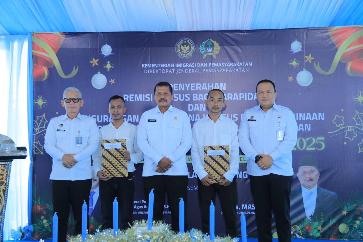 Natal di Rutan Cipinang, Dirjen PAS Ajak Doakan Korban Bencana Saat Pemberian Remisi