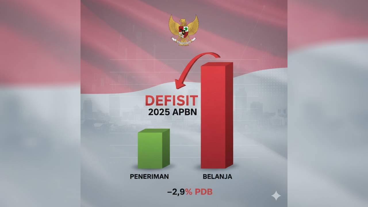 Defisit APBN 2025 Nyaris Tembus Batas Aman 3% PDB, Pajak Anjlok Belanja Tetap Ngebut