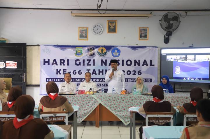 Hari Gizi Nasional 2026, Pemkot Tangerang Tancap Gas Perkuat Gizi Anak demi Generasi Emas 2045
