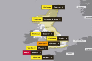 Badai Goretti Hantam Inggris, Layanan Kereta Dihentikan, Warga Diminta Tetap di Rumah