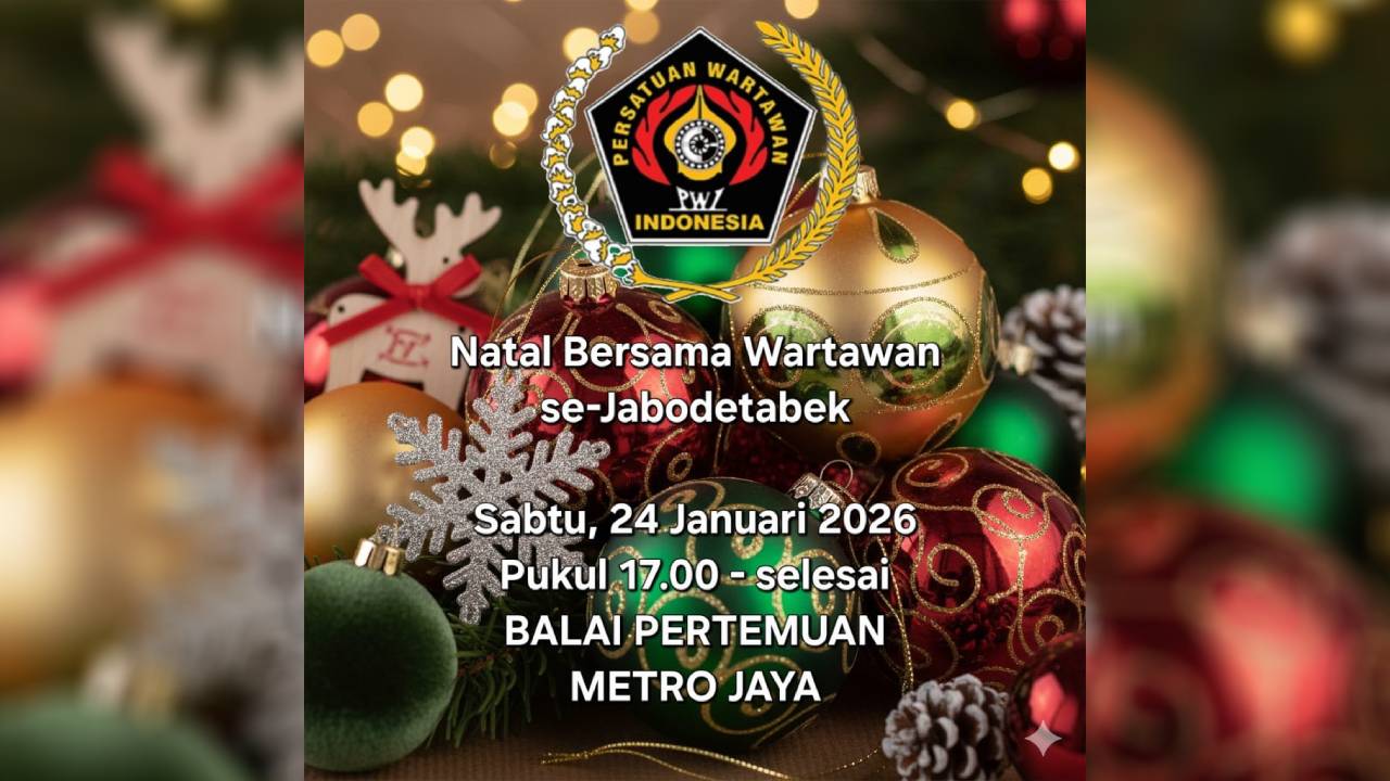 PWI Pusat Gelar Perayaan Natal Wartawan Kristiani Jabodetabek, Angkat Tema Penguatan Keluarga