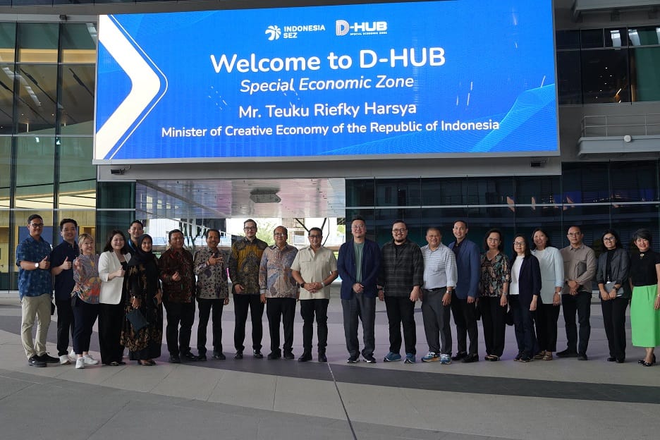 Menteri Ekonomi Kreatif Tinjau D-HUB SEZ BSD City, Dorong Ekonomi Kreatif Jadi Mesin Pertumbuhan Baru