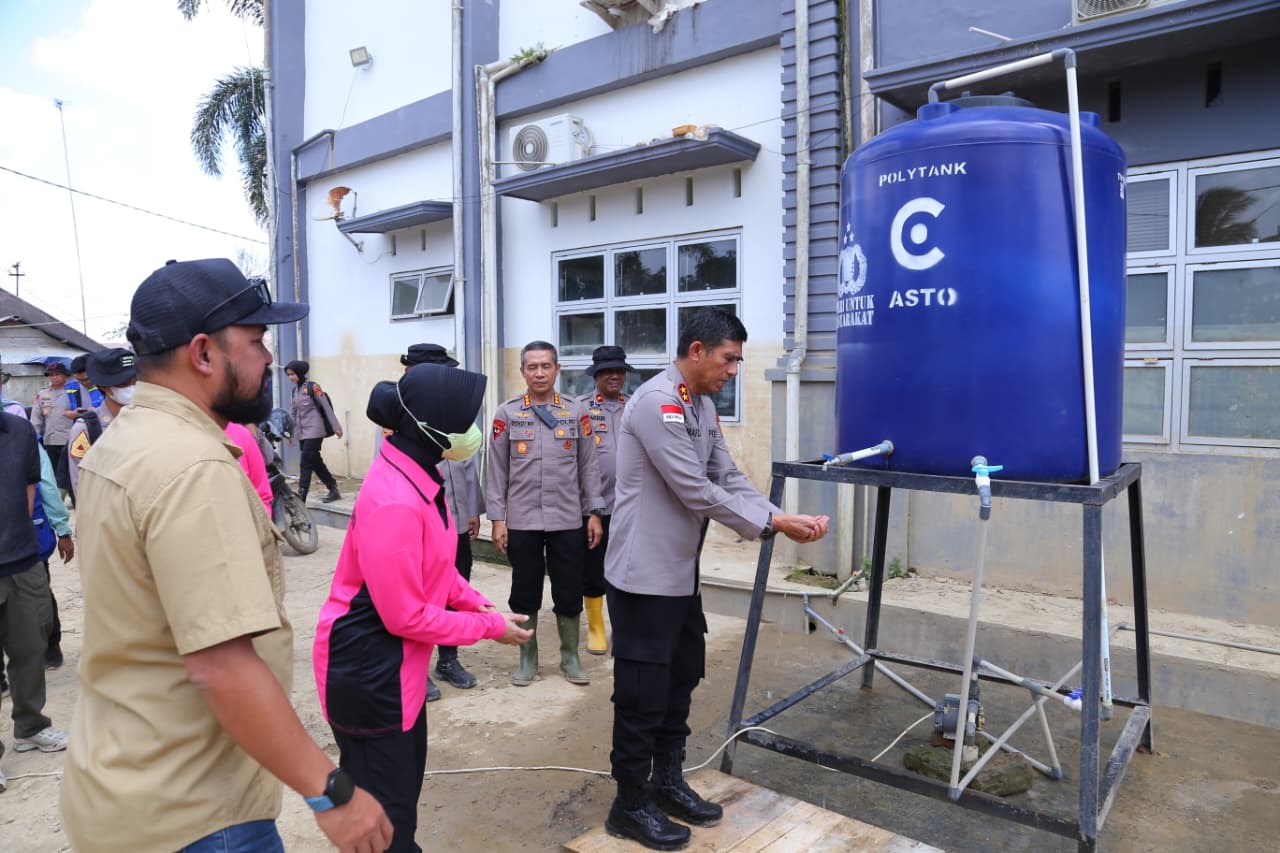 267 Sumur Bor Bantuan Kapolri Sudah Dirasakan Masyarakat Aceh Tamiang