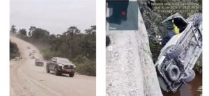 Rombongan Gubernur Kaltim Alami Kecelakaan, Mobil Pejabat Setda Masuk Parit di Jalur Pedalaman