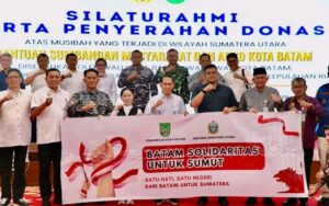 TNI AL dan Pemkot Batam Salurkan Bantuan Kemanusiaan ke Sumatera Utara