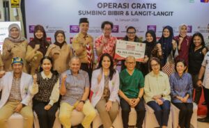 50 Pasien Jalani Operasi Gratis Bibir Sumbing di RSU Hermina Bogor