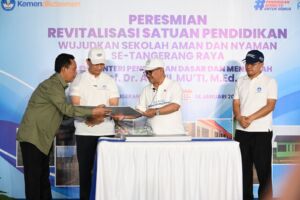 Mendikdasmen Resmikan 100 Sekolah Hasil Revitalisasi di Tangerang Raya, Anggaran Capai Rp105 Miliar