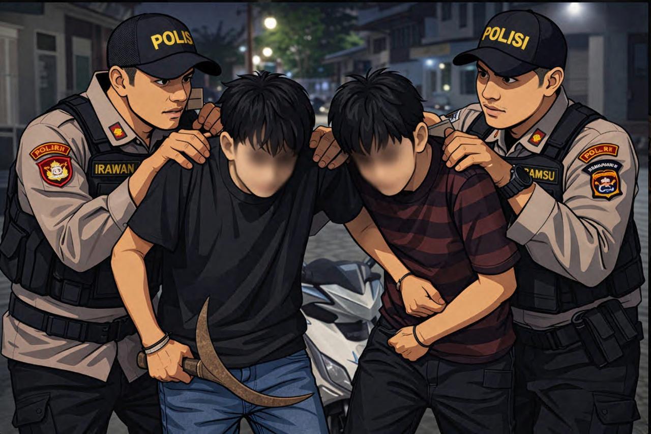 Begal Berpistol Beraksi di Bekasi, Jejak Motor Rampasan Berakhir di Kampung Bahari