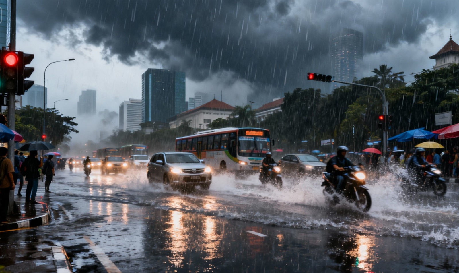 Awas! BMKG Sebut Bibit Siklon Picu Hujan Petir Hari Ini di Jabodetabek