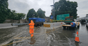 Genangan Belum Surut di Tol Bandara, Jasa Marga Fokus Tangani Rawa Bokor