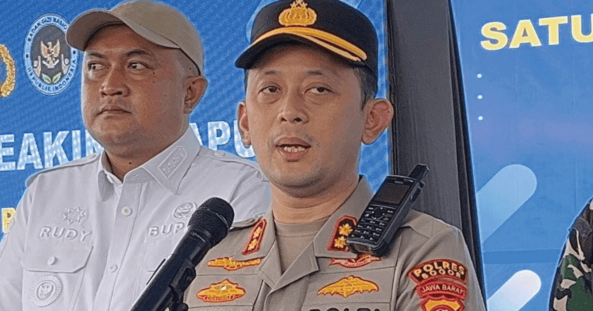 Kapolres Pastikan Tidak Ada Ledakan di Lokasi Tambang Emas Bogor