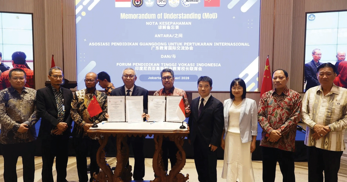 Kemdiktisaintek Dorong Pendidikan Tinggi Vokasi Sampai ke China