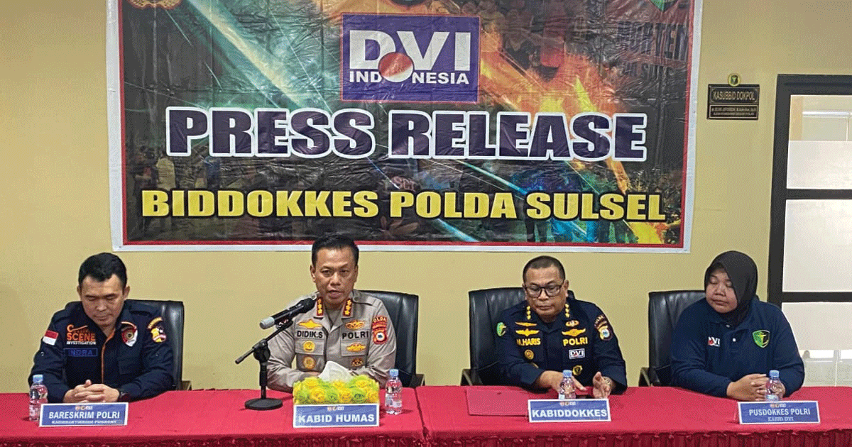 Proses Identifikasi Dimulai, Tim DVI Polri Telusuri 10 Korban Kecelakaan Pesawat ATR