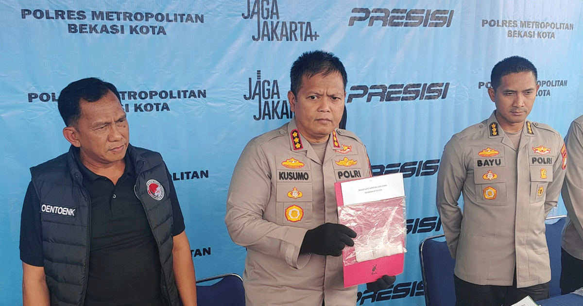 Bandar Sabu Asal Bogor Diciduk di Bekasi, 307 Gram Siap Edar Disita Polisi