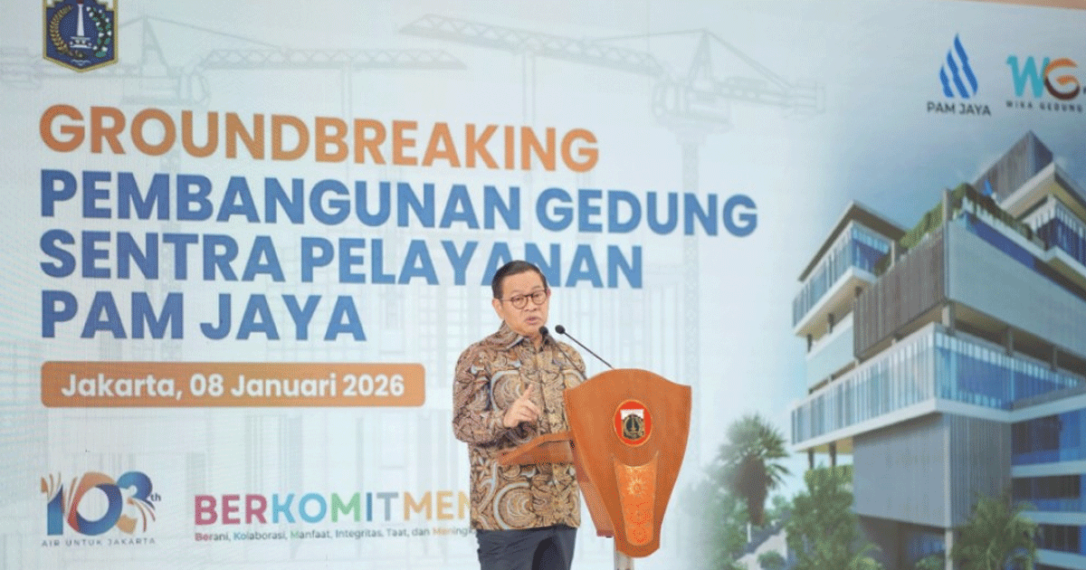 Pramono Anung Dorong PAM Jaya Melantai di Bursa Saham