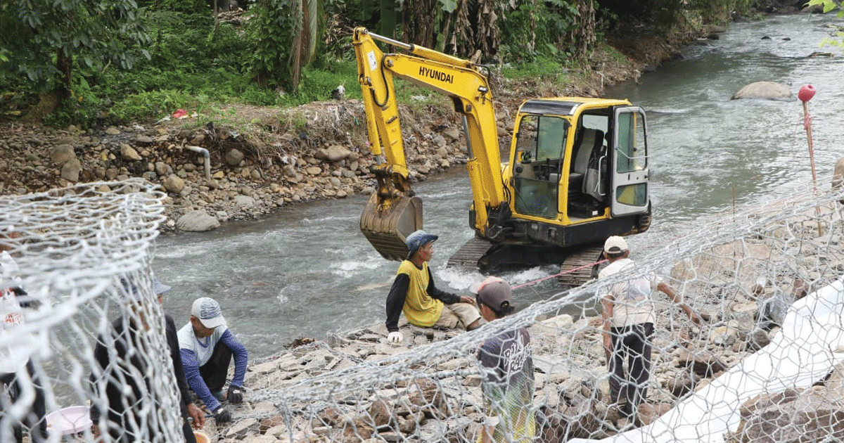 DPUPR Kabupaten Serang, Bangun Bronjong di Padarincang Sepanjang 60 Meter