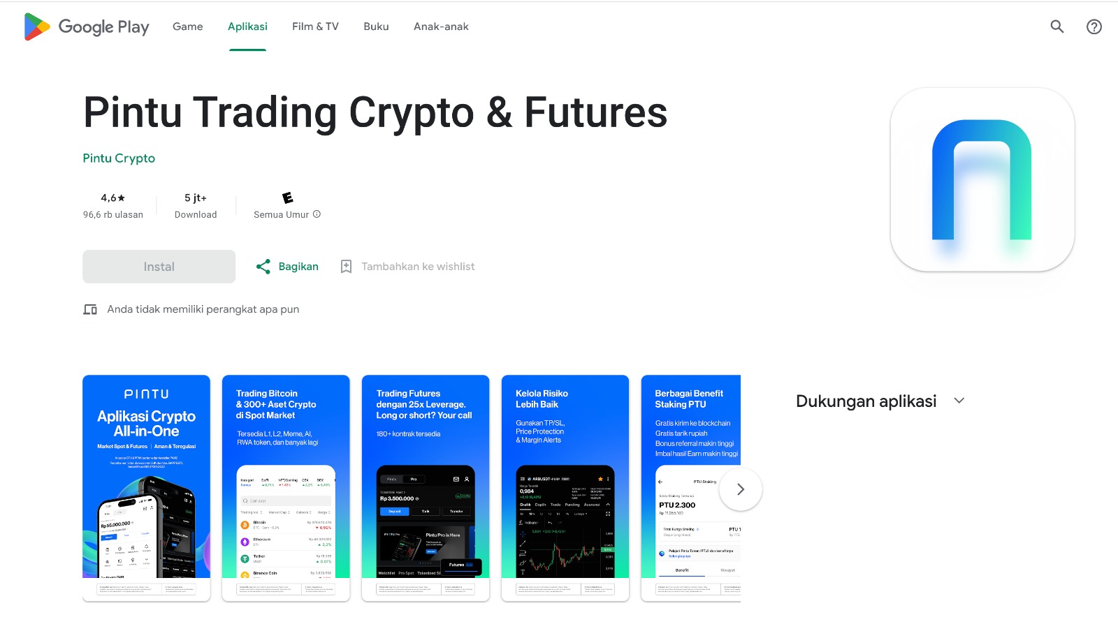 Hindari APK Tidak Resmi, Pengguna Android Diimbau Unduh Aplikasi PINTU Hanya di Google Play