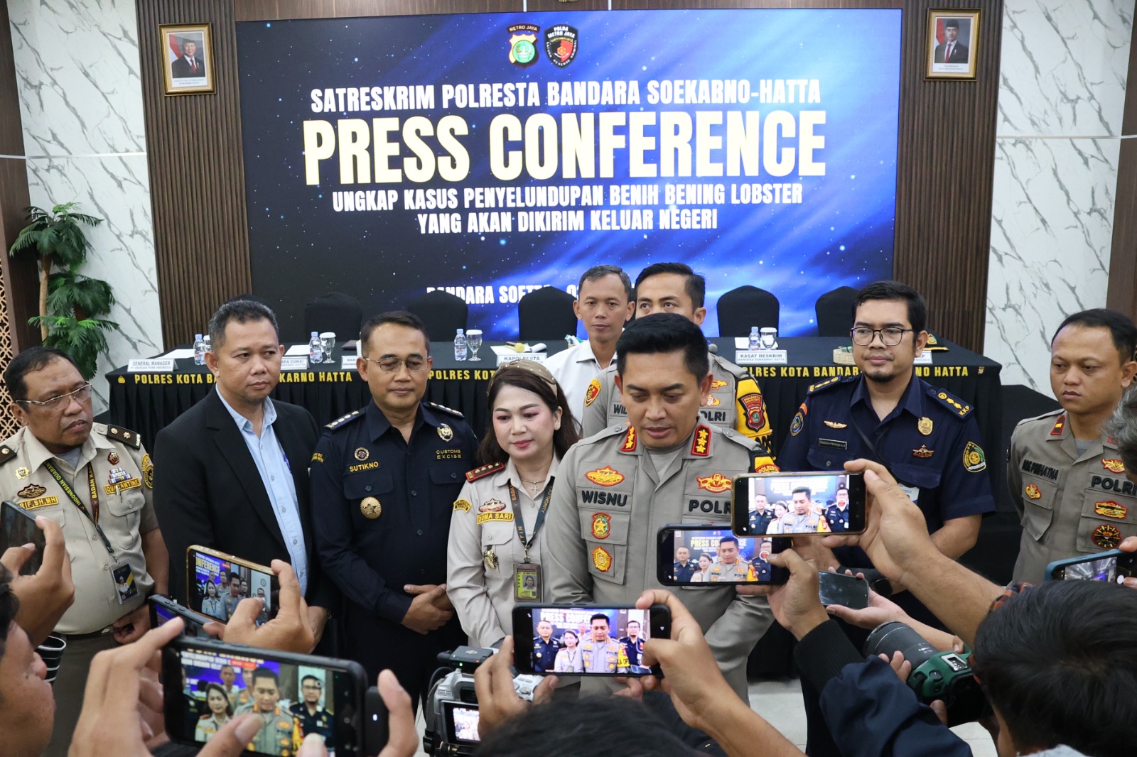 Modus Selimut Basah, Penyelundupan Benih Lobster Miliaran Rupiah Diungkap Polresta Bandara Soetta