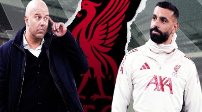 Arne Slots dan Mo Salah2