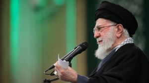 Pemimpin Tertinggi Iran Ayatollah Ali Khamenei menyampaikan pidato dalam sebuah pertemuan di Teheran, Iran, pada 17 Januari 2026.