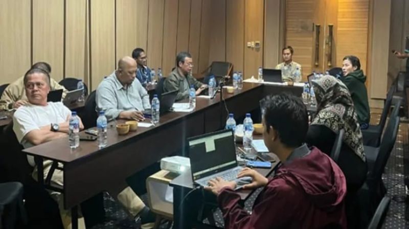 Sosialisasi pendataan media oleh Dewan Pers di Hotel Le Dian, Kota Serang, Banten, dalam rangka Hari Pers Nasional 2026.