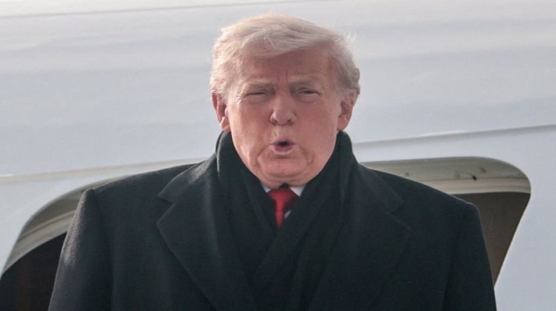 Presiden AS Donald Trump mendarat di Davos, Swiss, di tengah ketegangan geopolitik terkait Greenland dan ancaman tarif terhadap Eropa.