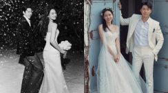 Kim Woo Bin dan Shin Min Ah tampil bersama dalam drama “Our Blues” (2022). Keduanya resmi menikah pada November 2025 setelah sepuluh tahun menjalin hubungan.