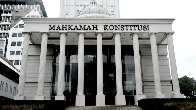 Tampak Gedung Mahkamah Konstitusi Republik Indonesia di Jakarta sebagai simbol lembaga penjaga konstitusi yang tengah menghadapi ujian kepercayaan publik pasca polemik putusan dan isu etik hakim konstitusi.