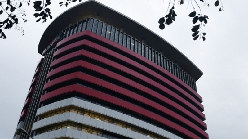 Gedung Merah Putih Komisi Pemberantasan Korupsi.