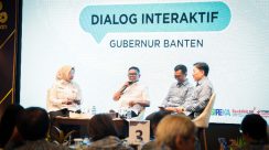 Gubernur Banten Andra Soni berdialog dengan pengusaha
