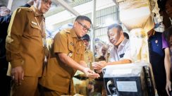 Gubernur Banten Cek Penggilingan Beras