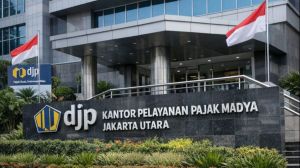 Kantor Pelayanan Pajak Madya Jakarta Utara yang menjadi lokasi pemeriksaan pajak dalam perkara dugaan suap yang diusut KPK.