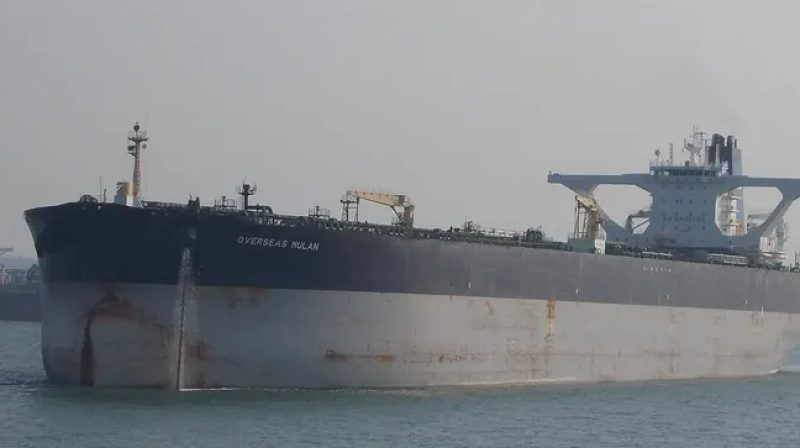 Kapal tanker minyak Marinera di Atlantik Utara yang disita Amerika Serikat terkait pengiriman minyak Venezuela.