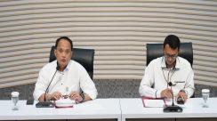 Konferensi pers KPK di Jakarta pada 5 Januari 2026 yang mengumumkan penahanan Chrisna Damayanto terkait kasus dugaan suap pengadaan katalis di Pertamina.