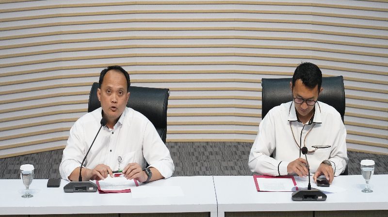 Konferensi pers KPK di Jakarta pada 5 Januari 2026 yang mengumumkan penahanan Chrisna Damayanto terkait kasus dugaan suap pengadaan katalis di Pertamina.